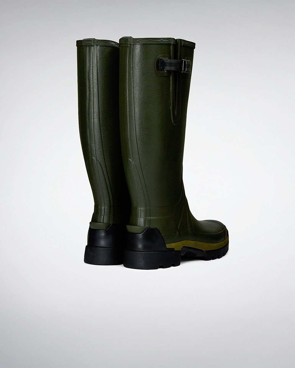 Botas De Altas Balmoral Adjustable 3Mm Neoprene Hunter Hombre - Verde Oscuro Oliva - 043519NQV